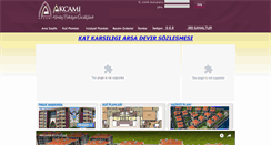 Desktop Screenshot of akcamikonutlari.com
